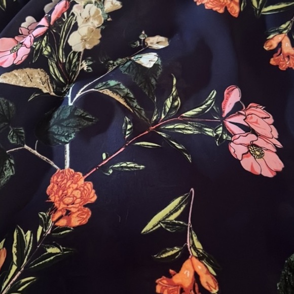 Parker NY floral chiffon formal maxi dress XS - Picture 11 of 12